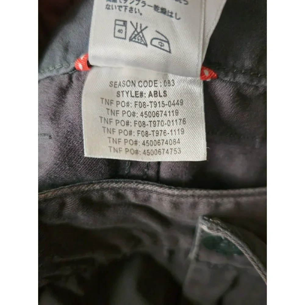 The North Face Pants Men's Flat Front Chino Cotton 38x30‎ Gray Style ABLS